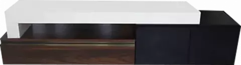 میز تلویزیون کرال استند مدل سه تکه پازلی