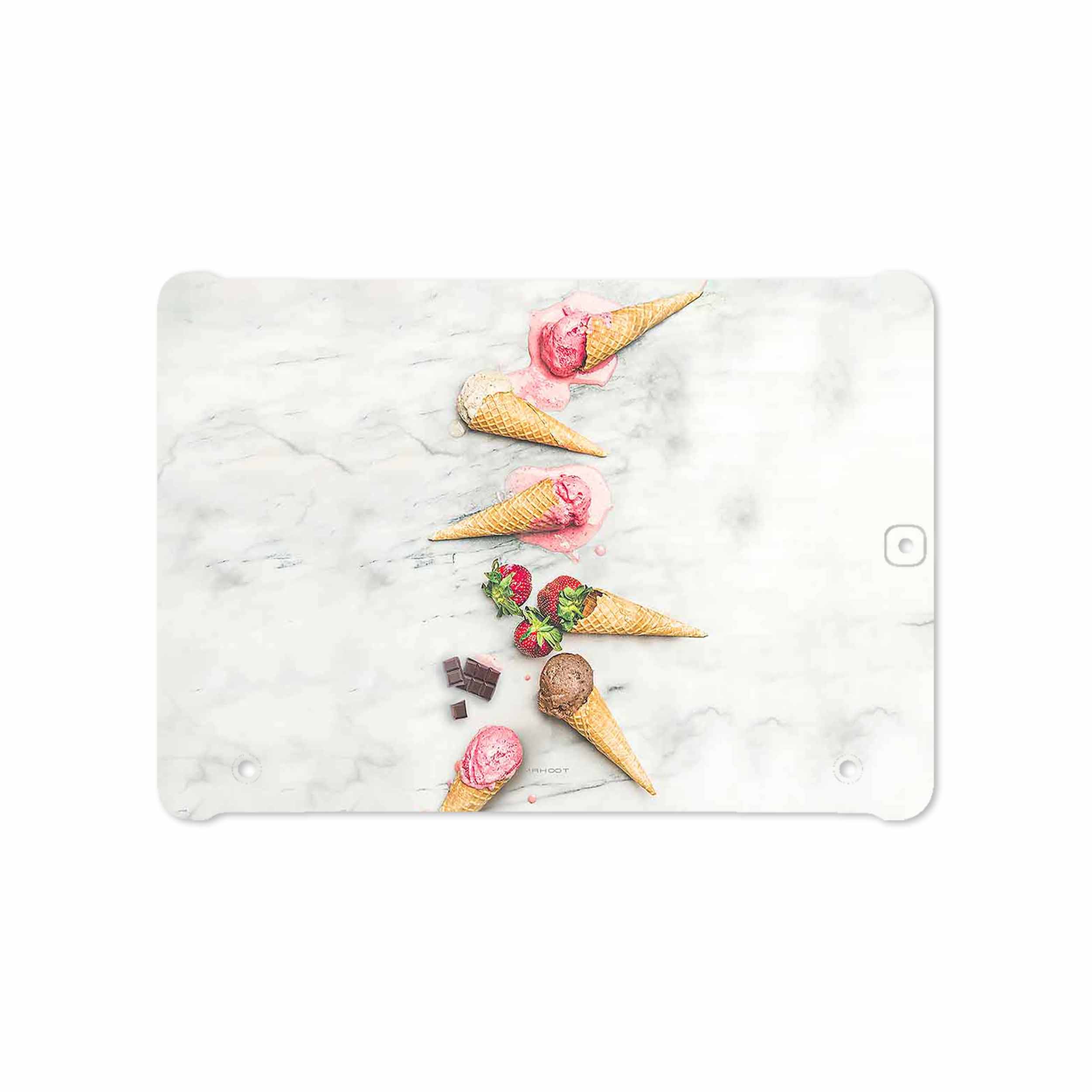 برچسب پوششی ماهوت مدل Funnel ice cream مناسب برای تبلت سامسونگ Galaxy Tab S2 9.7 2015 T815