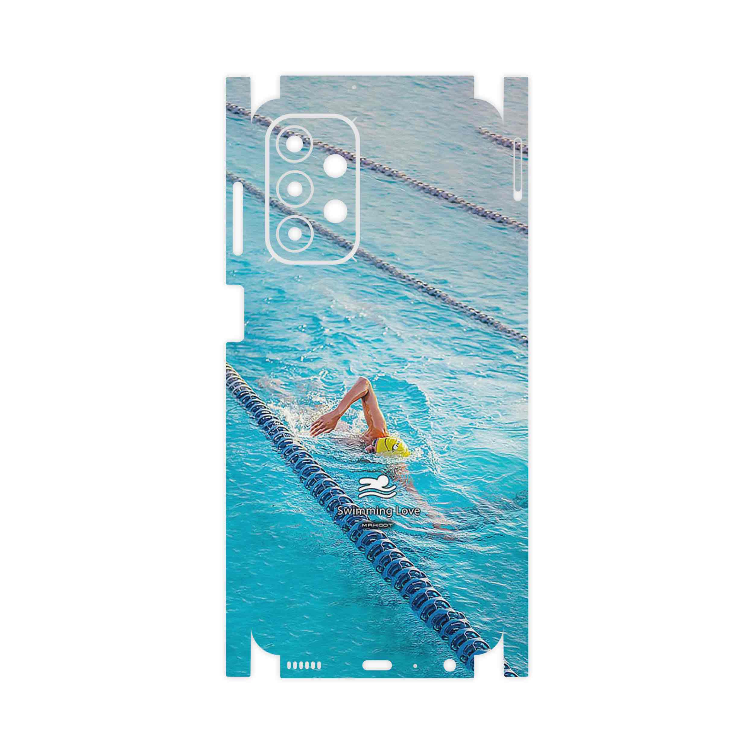 برچسب پوششی ماهوت مدل Swimming-FullSkin مناسب برای گوشی موبایل سامسونگ Galaxy A23