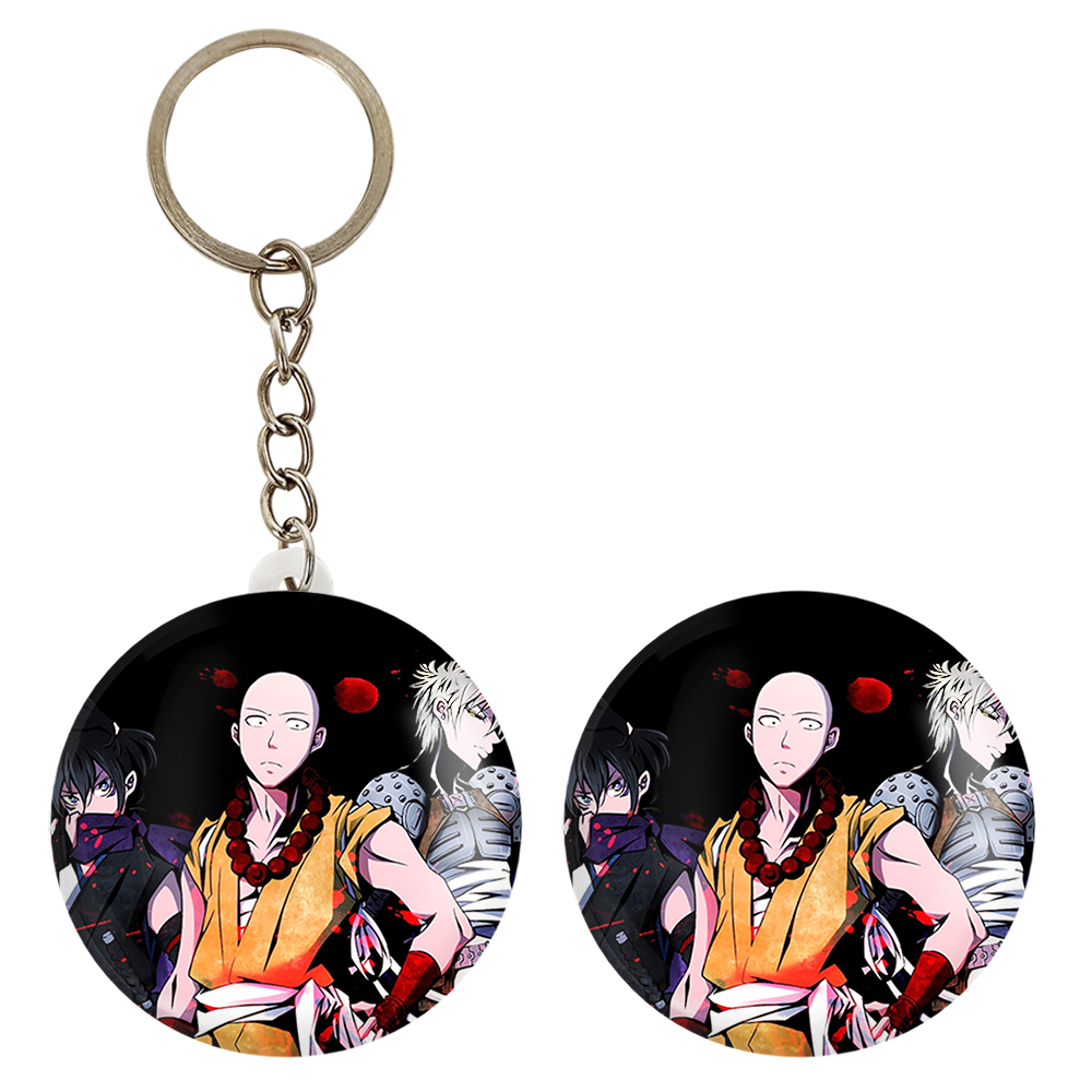 پیکسل خندالو مدل انیمه مرد تک مشتی One Punch Man کد 10524 به همراه جاکلیدی