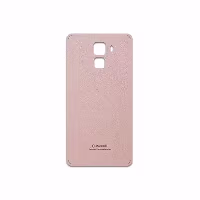 برچسب پوششی ماهوت مدل Rose Gold Leather مناسب برای گوشی موبایل آنر 7