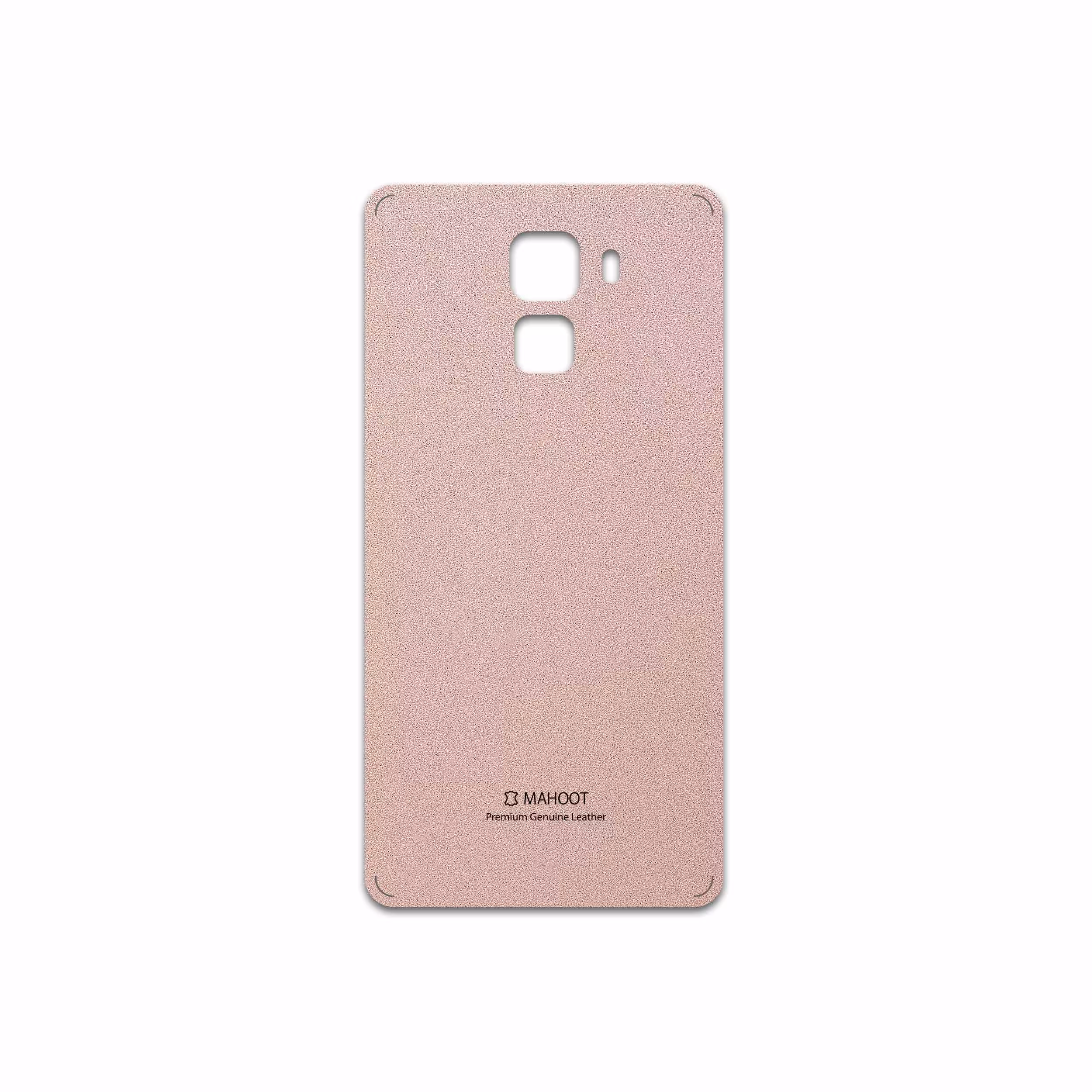 برچسب پوششی ماهوت مدل Rose Gold Leather مناسب برای گوشی موبایل آنر 7