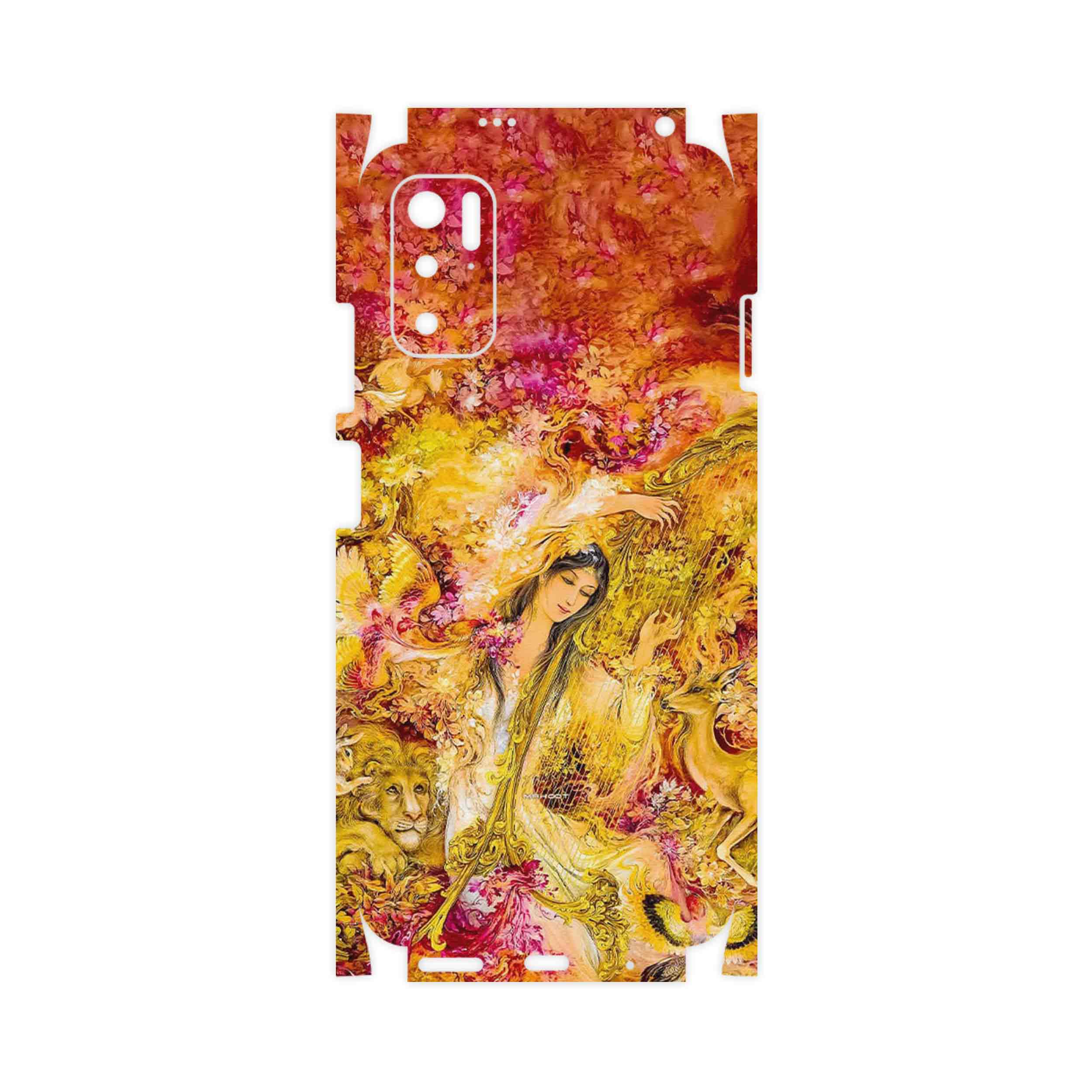 برچسب پوششی ماهوت مدل Persian miniature 1-FullSkin مناسب برای گوشی موبایل شیائومی Poco M3 Pro 5G
