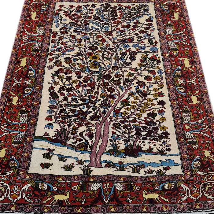 فرش دستبافت دو نیم متری مدل قشقایی کد 57