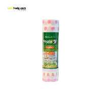 سفره یکبار مصرف کوالا مدل Silk طرح گلدان رول 20 متری