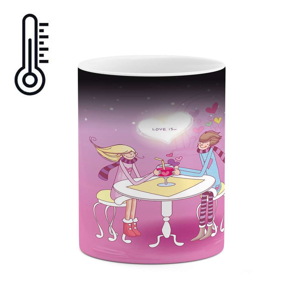 ماگ حرارتی طرح عاشقانه مدل mgh03209