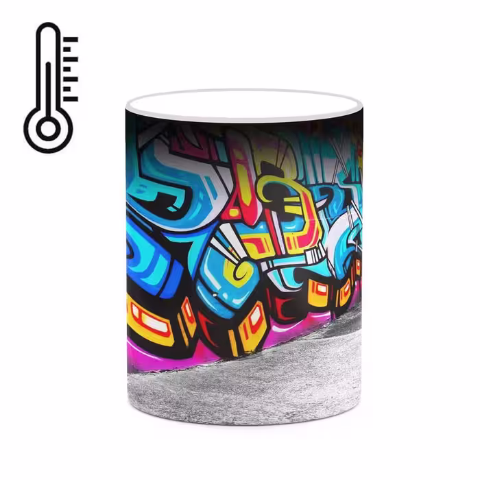 ماگ حرارتی کاکتی طرح Grafiti مدل mgh20514