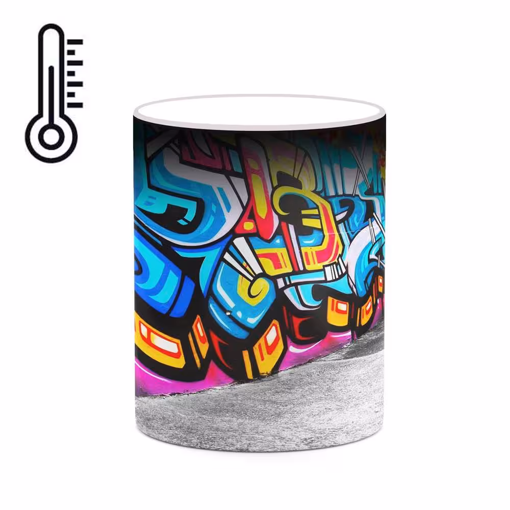 ماگ حرارتی کاکتی طرح Grafiti مدل mgh20514