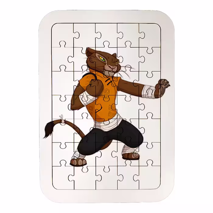 پازل 35 تکه مدل پاندا مونگ فو کار کد 92