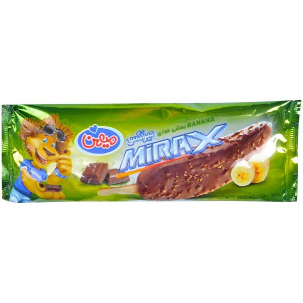 بستنی موزی شکلاتی میرکس میهن85گرمی
