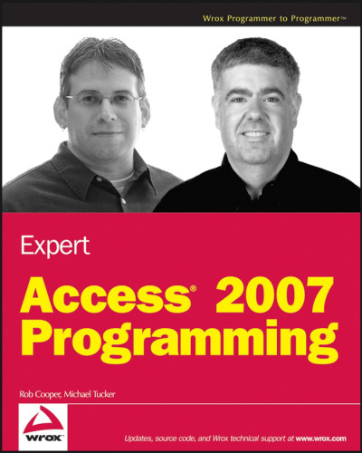 خرید و دانلود نسخه کامل کتاب Expert Access 2007 Programming (Programmer to Programmer)