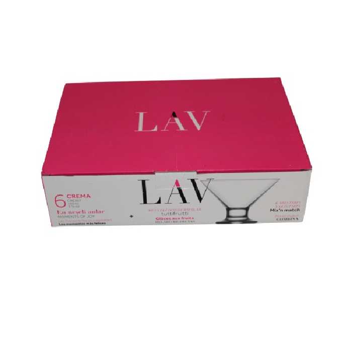 بستنی خوری لاو مدل CRE367F مجموعه 6 عددی 