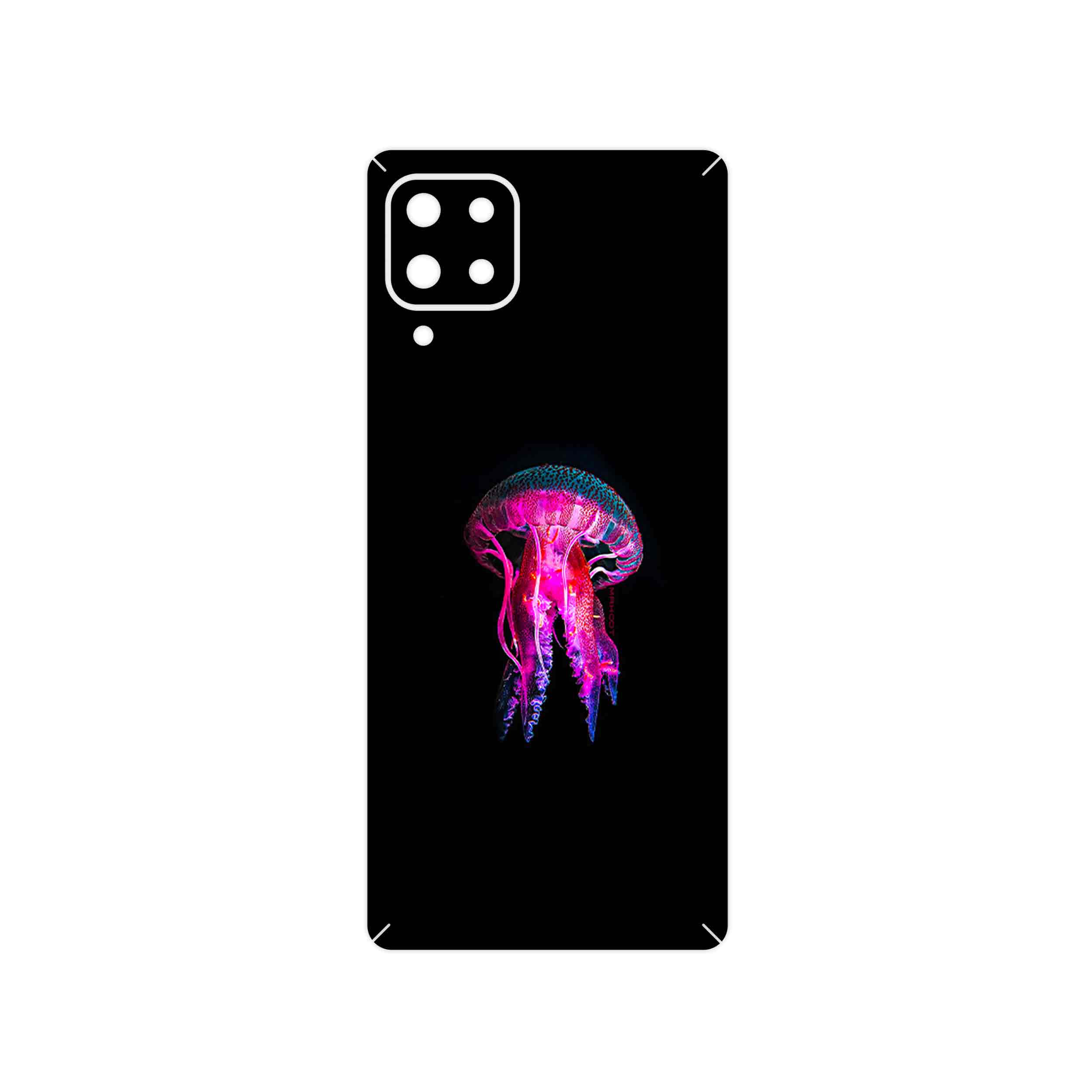 برچسب پوششی ماهوت مدل jellyfish مناسب برای گوشی موبایل سامسونگ Galaxy M62