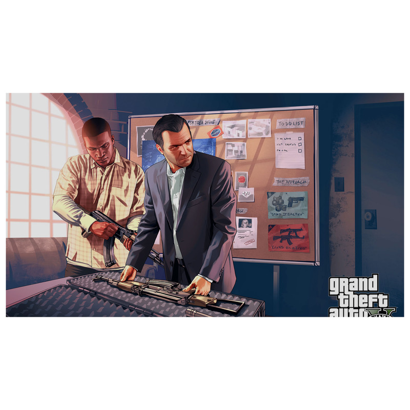 تابلو شاسی مدل T8109 طرح بازی GTA | دنیای قاب