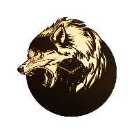 ساعت دیواری مدل گرگی