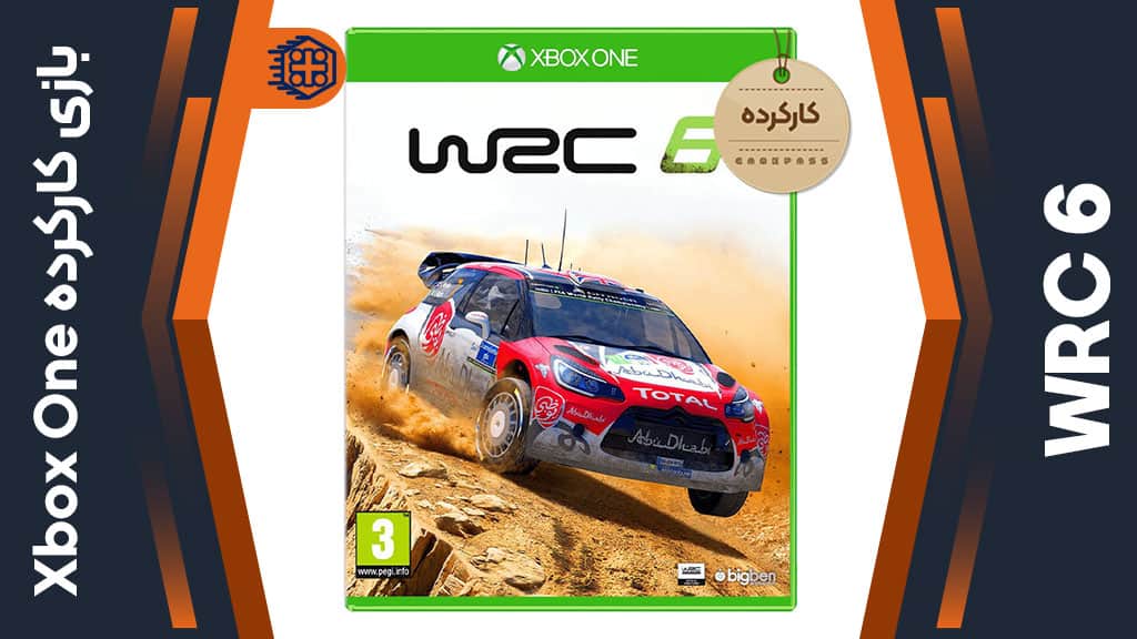 دیسک بازی WRC 6 کارکرده – مخصوص Xbox One