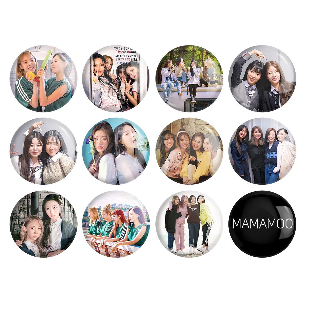 پیکسل خندالو مدل گروه مامامو Mamamoo کد 1122 مجموعه 12 عددی