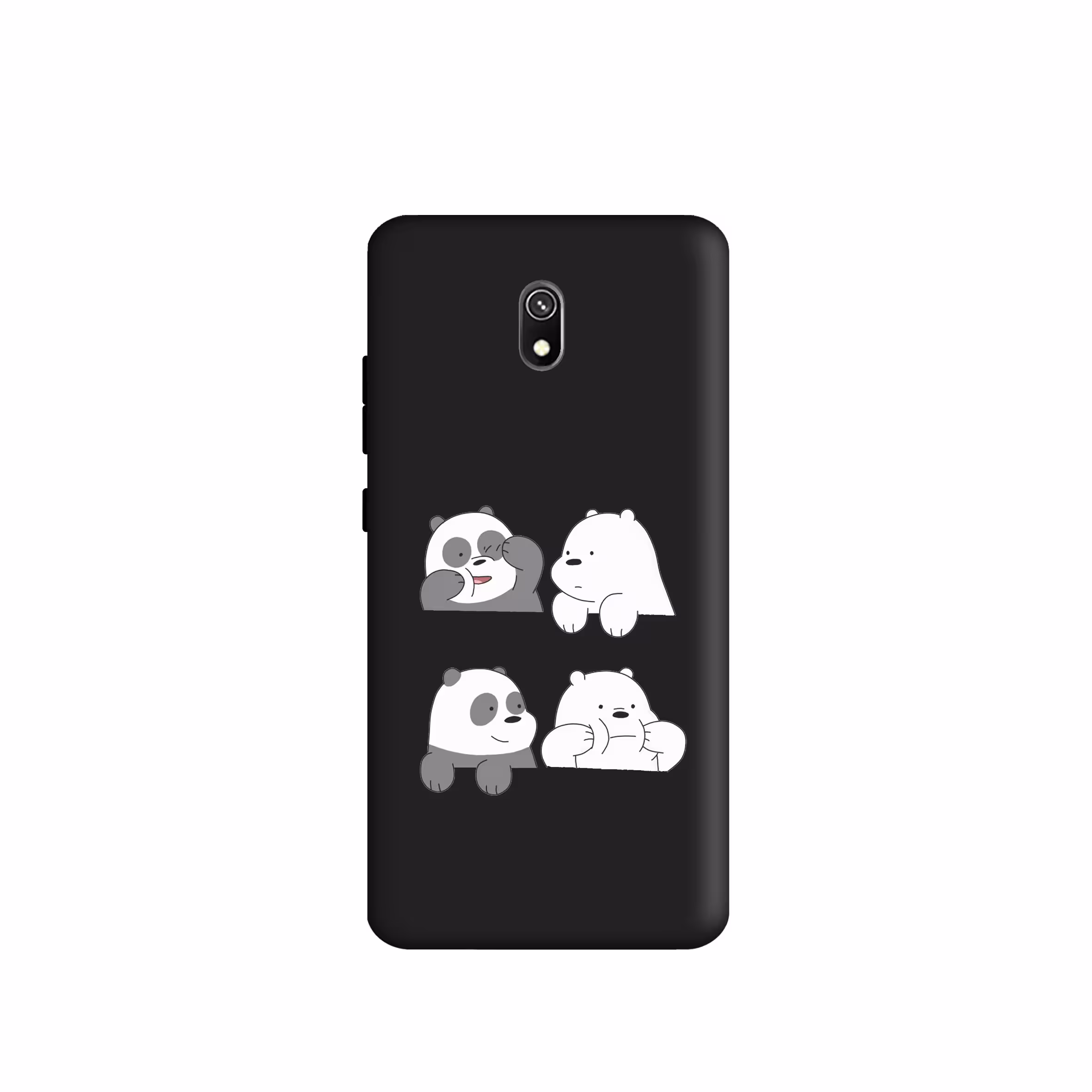 کاور طرح  خرس کله فندقی  کد y8632 مناسب برای گوشی موبایل شیائومی  Redmi 8A