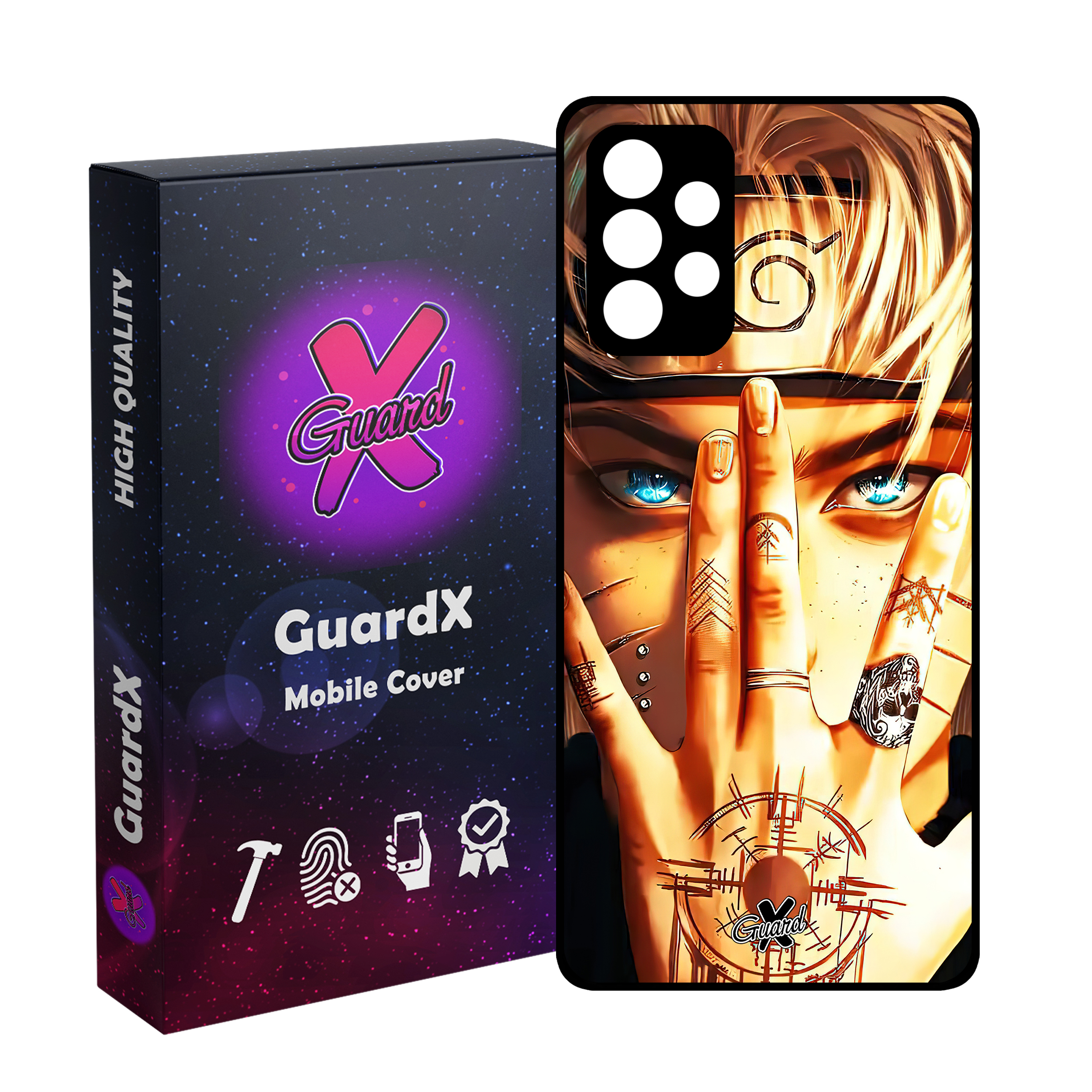 کاور گارد ایکس طرح Naruto Anime مدل Glass10452 مناسب برای گوشی موبایل سامسونگ Galaxy A32 5G/M32 5G