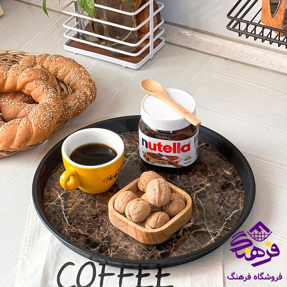 سینی رایکا طرح سنگ گرد بزرگ