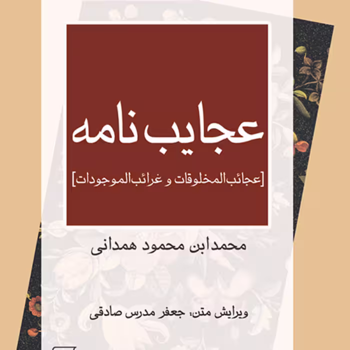 کتاب عجایب نامه  محمد ابن محمود همدانی ویرایش مدرس صادقی   تاریخ ادبیات نشر مرکز
