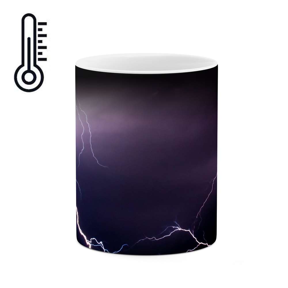 ماگ حرارتی کاکتی طرح رعد و برق مدل mgh12574