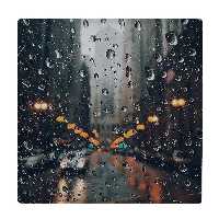 کاشی طرح نمای خیابان از شیشه بارانی مدل لوحی کد khl1426