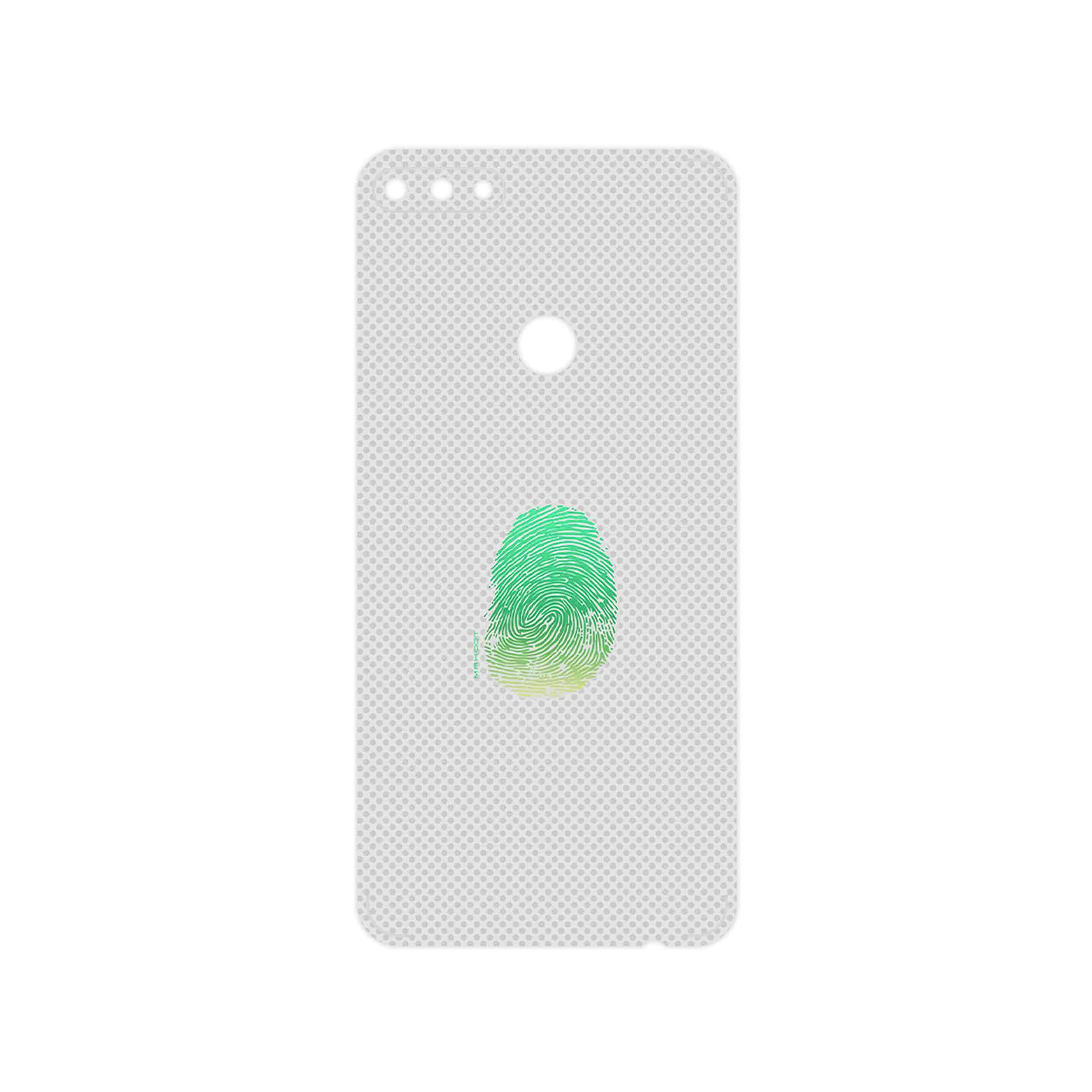 برچسب پوششی ماهوت مدل Minimal Fingerprint مناسب برای گوشی موبایل هوآوی Y7 Prime 2018