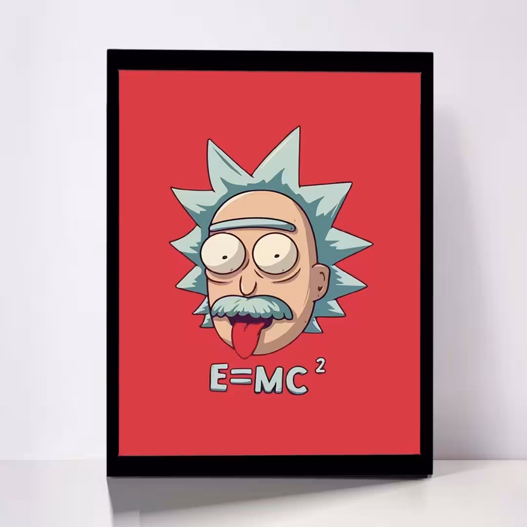 تابلو مدل Rick &amp;amp; Morty کد F-1074