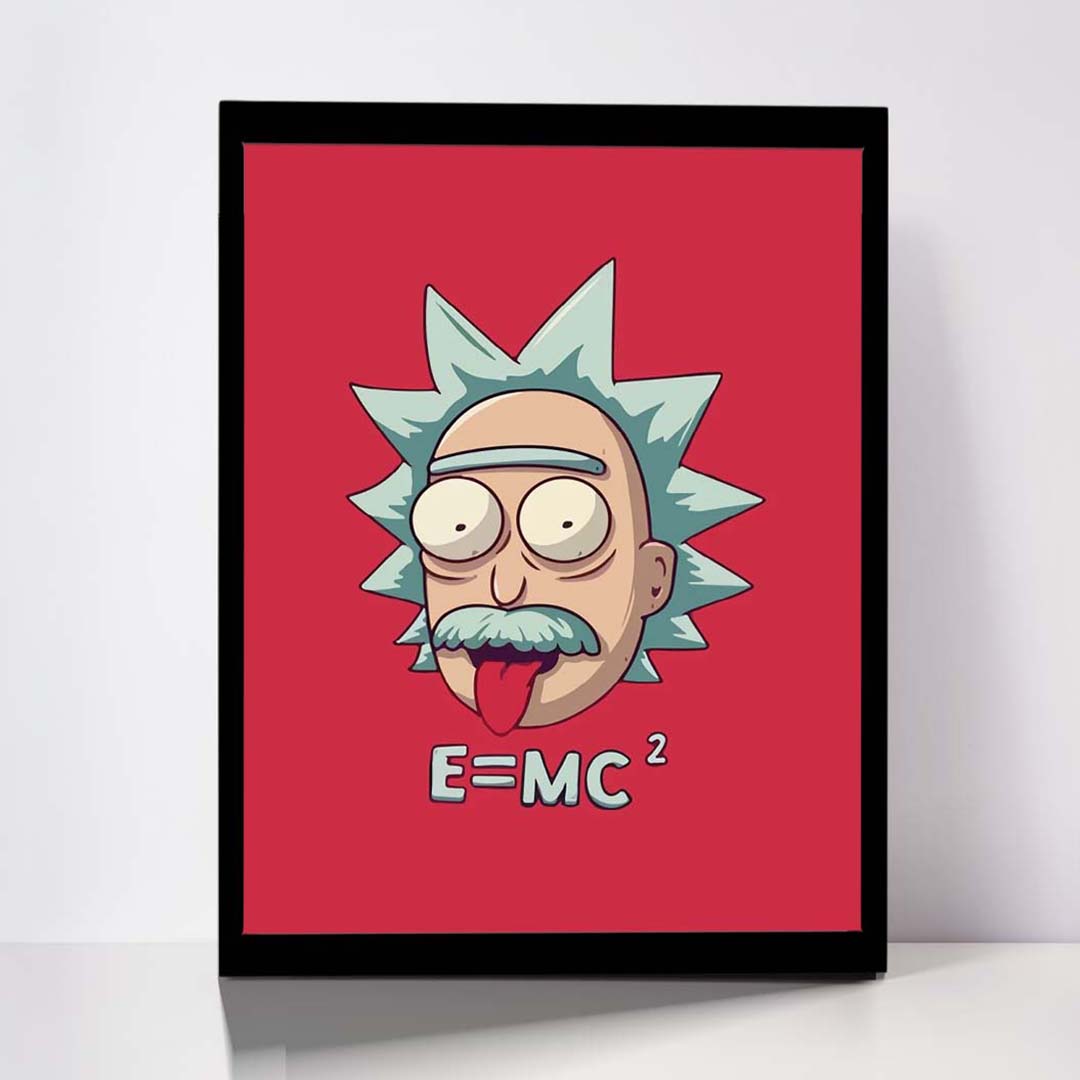 تابلو مدل Rick &amp;amp; Morty کد F-1074