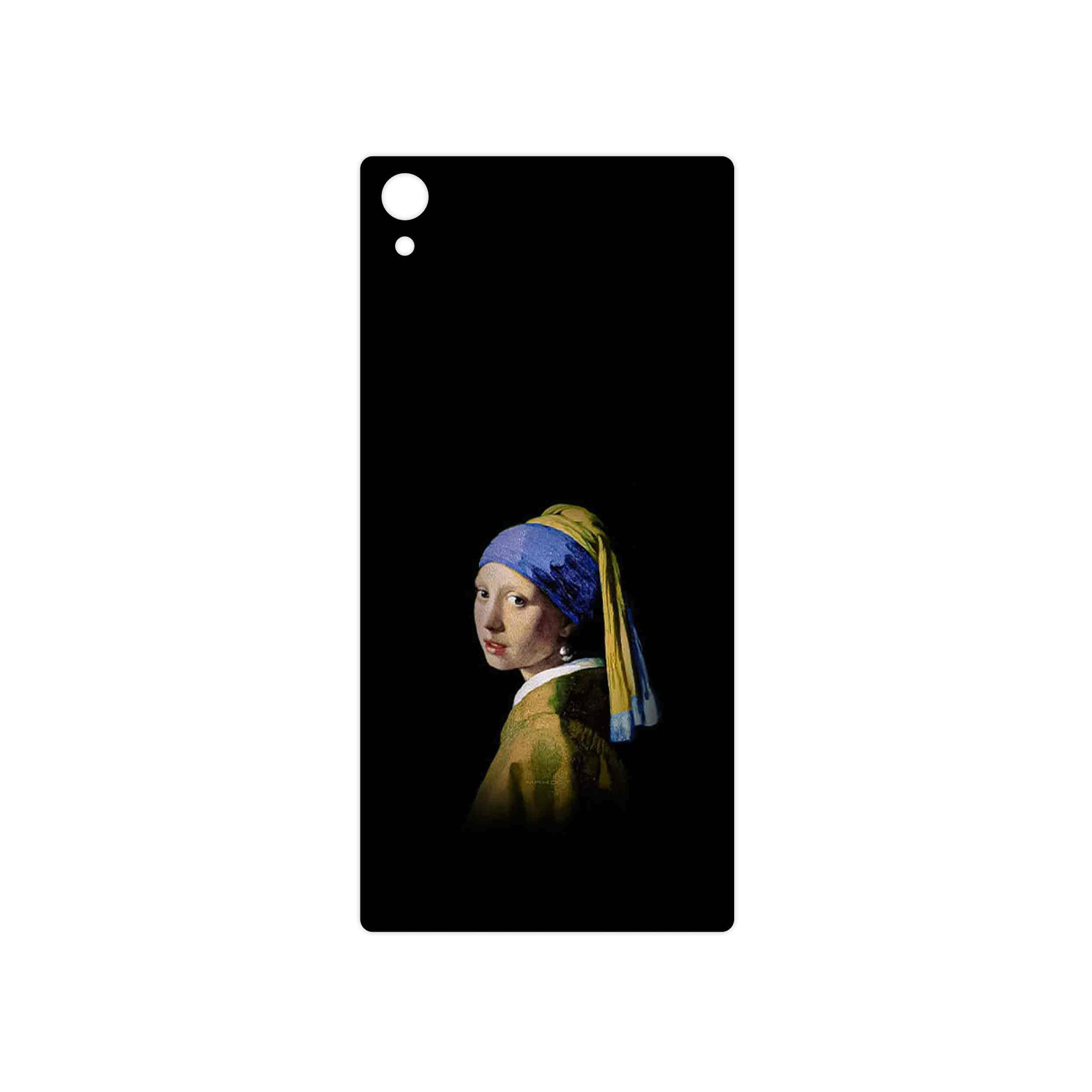 برچسب پوششی ماهوت مدل Girl with a Pearl Earring of Vermeer مناسب برای گوشی موبایل سونی Xperia Z5 Premium
