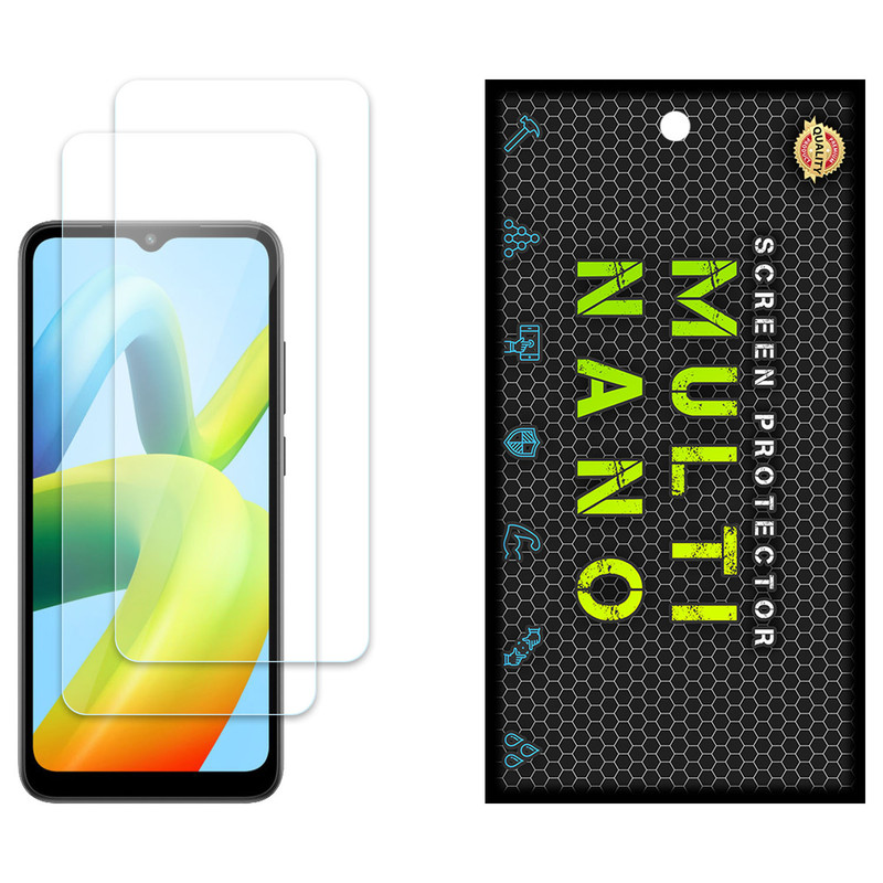 محافظ صفحه نمایش مولتی نانو مدل X-S2N مناسب برای گوشی موبایل شیائومی Redmi A1 Plus بسته دو عددی | کالا برتری