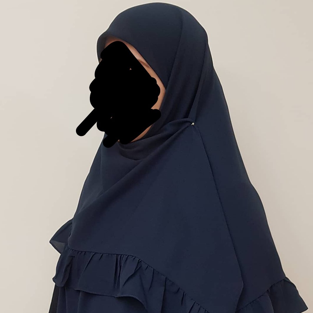 روسری دور چین