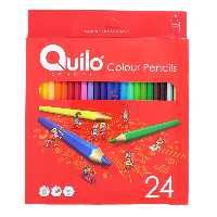 مداد رنگی 24 رنگ جعبه مقوایی کویلو QUILO