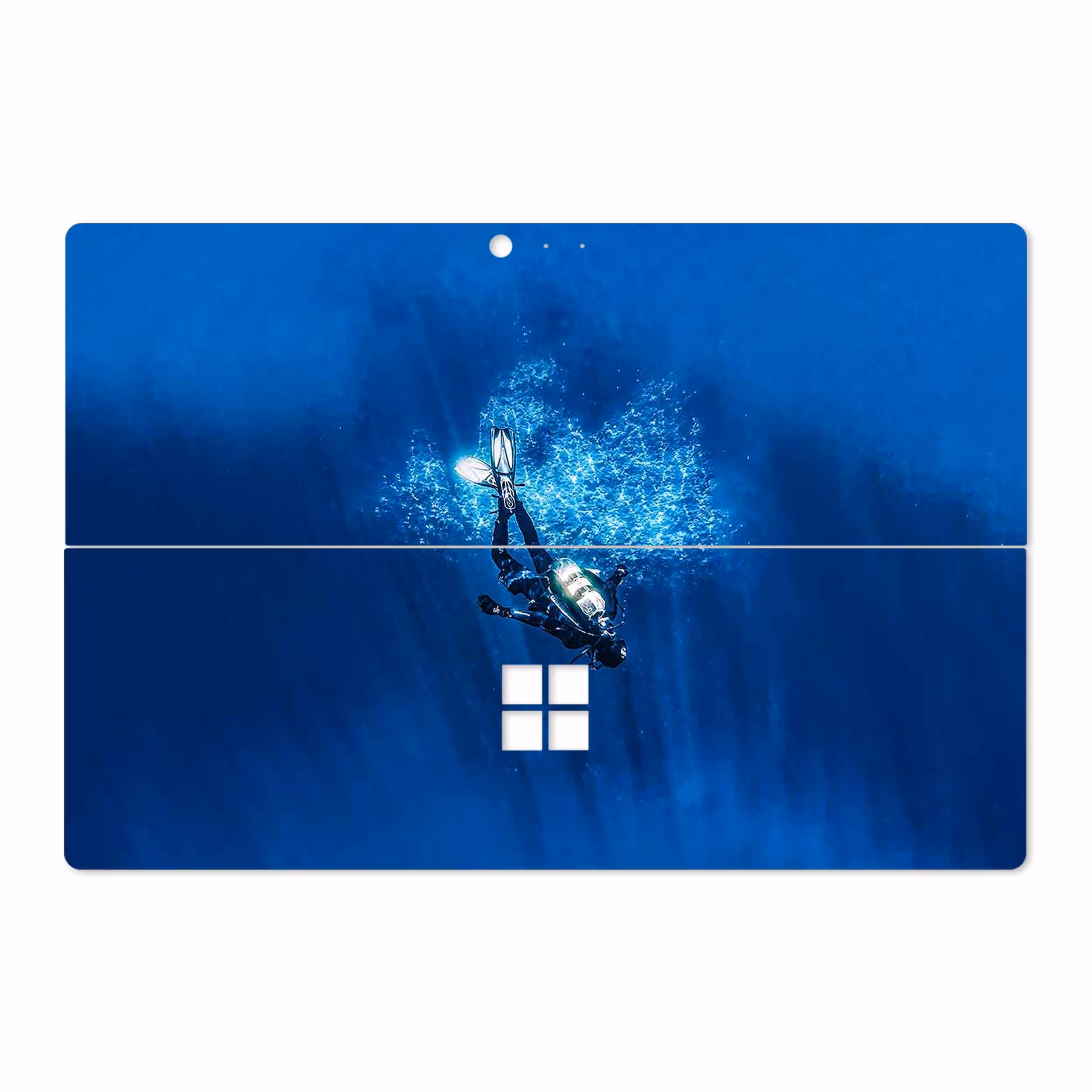 برچسب پوششی ماهوت مدل Scuba Diving مناسب برای تبلت مایکروسافت Surface Pro 4 2015