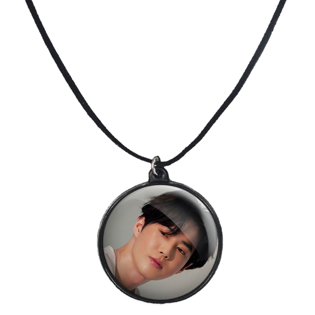 گردنبند پرمانه طرح exo کد pmb.14021 مدل دو طرفه