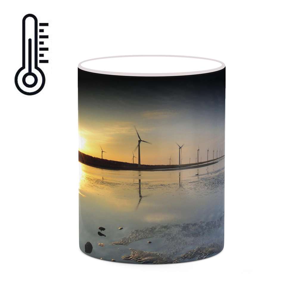 ماگ حرارتی کاکتی طرح منظره مدل mgh18368