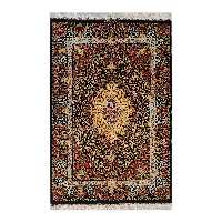 فرش دستبافت یک متری قم حاجی رحیمی کد 842