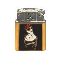 فندک مدل فشن طرح لاو کد DKD-1116