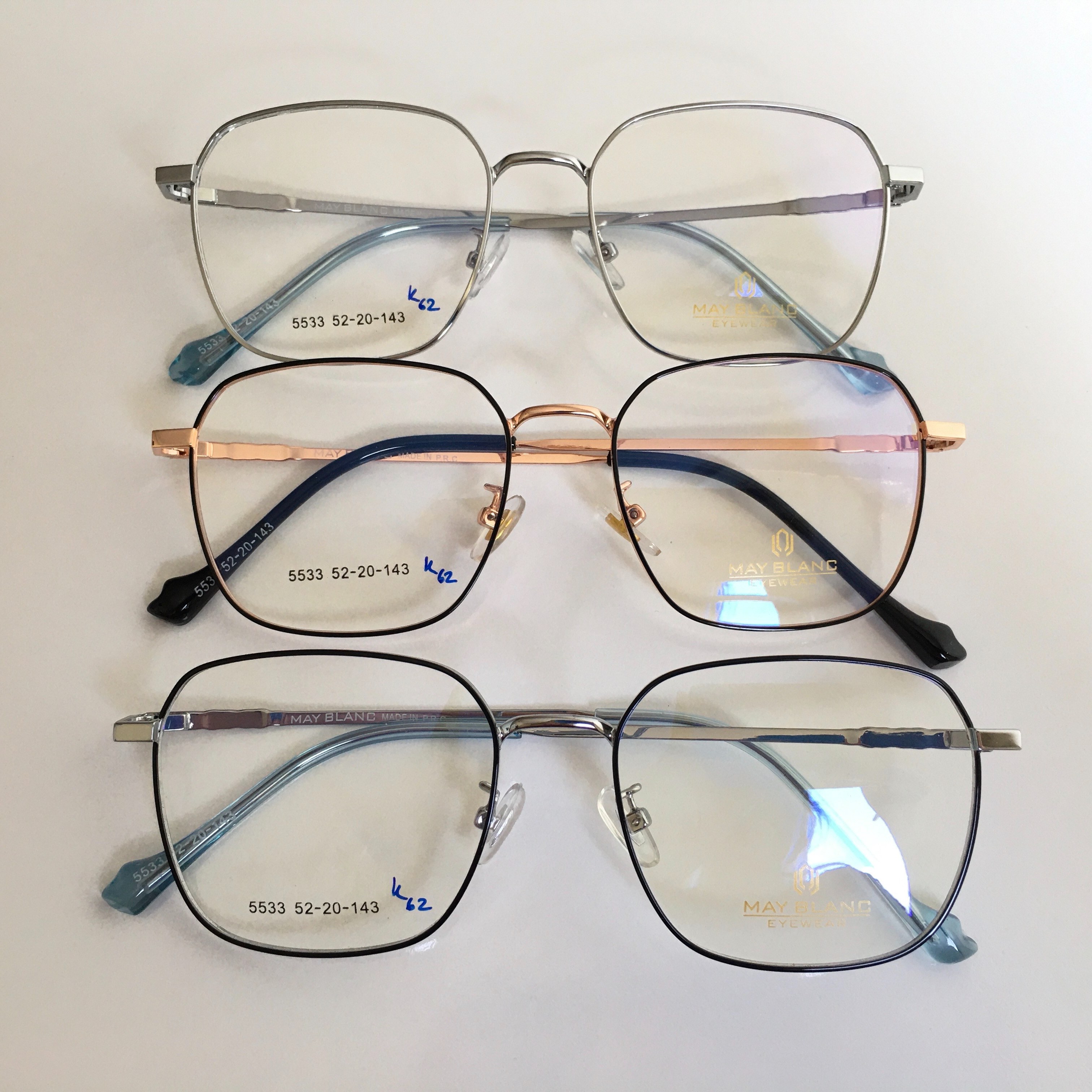 فریم طبی فلزی با 5 رنگ