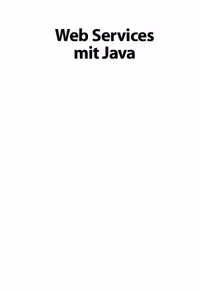 خرید و دانلود نسخه کامل کتاب Web Services mit Java. Neuentwicklung und Refactoring in der Praxis GERMAN