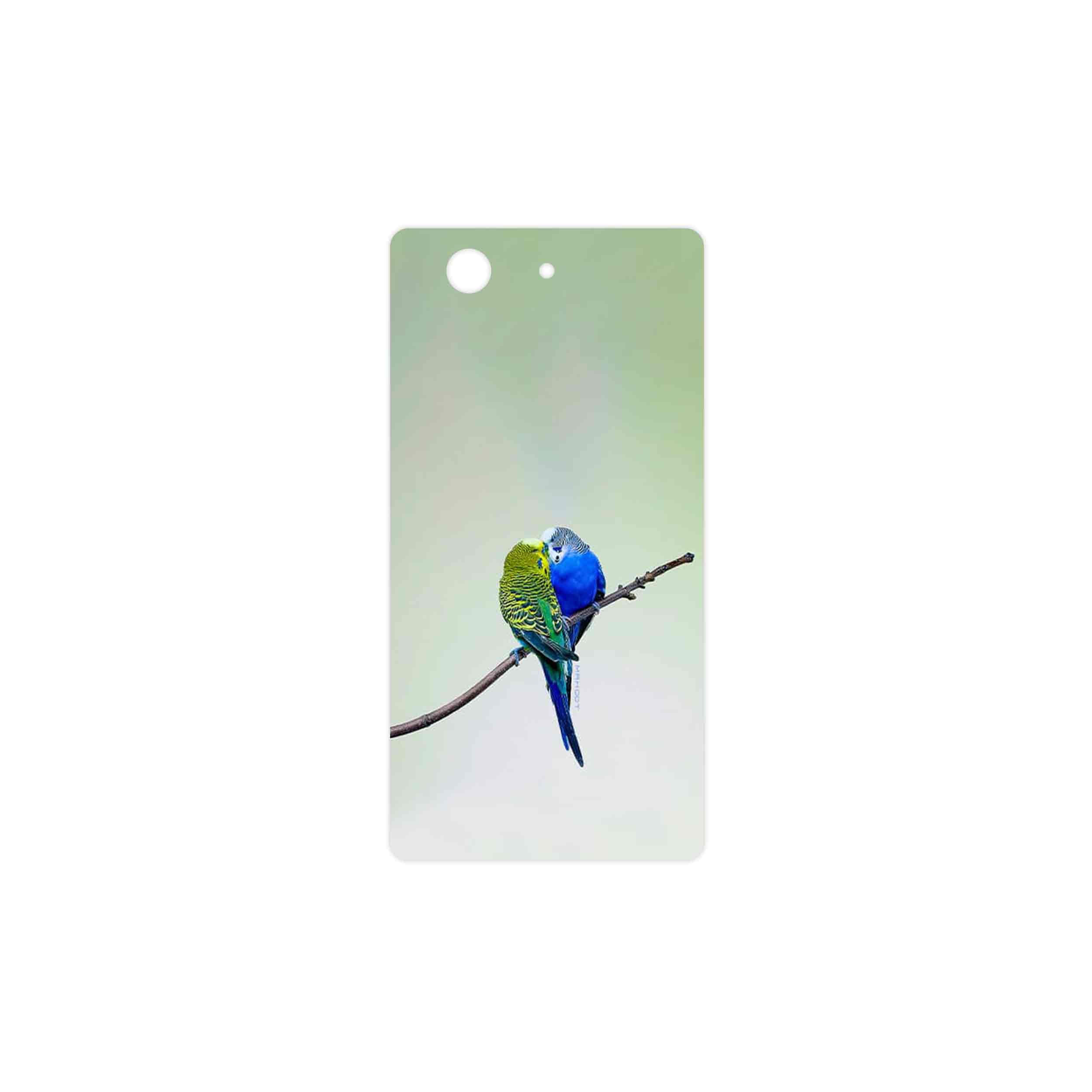 برچسب پوششی ماهوت مدل Lovebird مناسب برای گوشی موبایل سونی Xperia Z3 Compact
