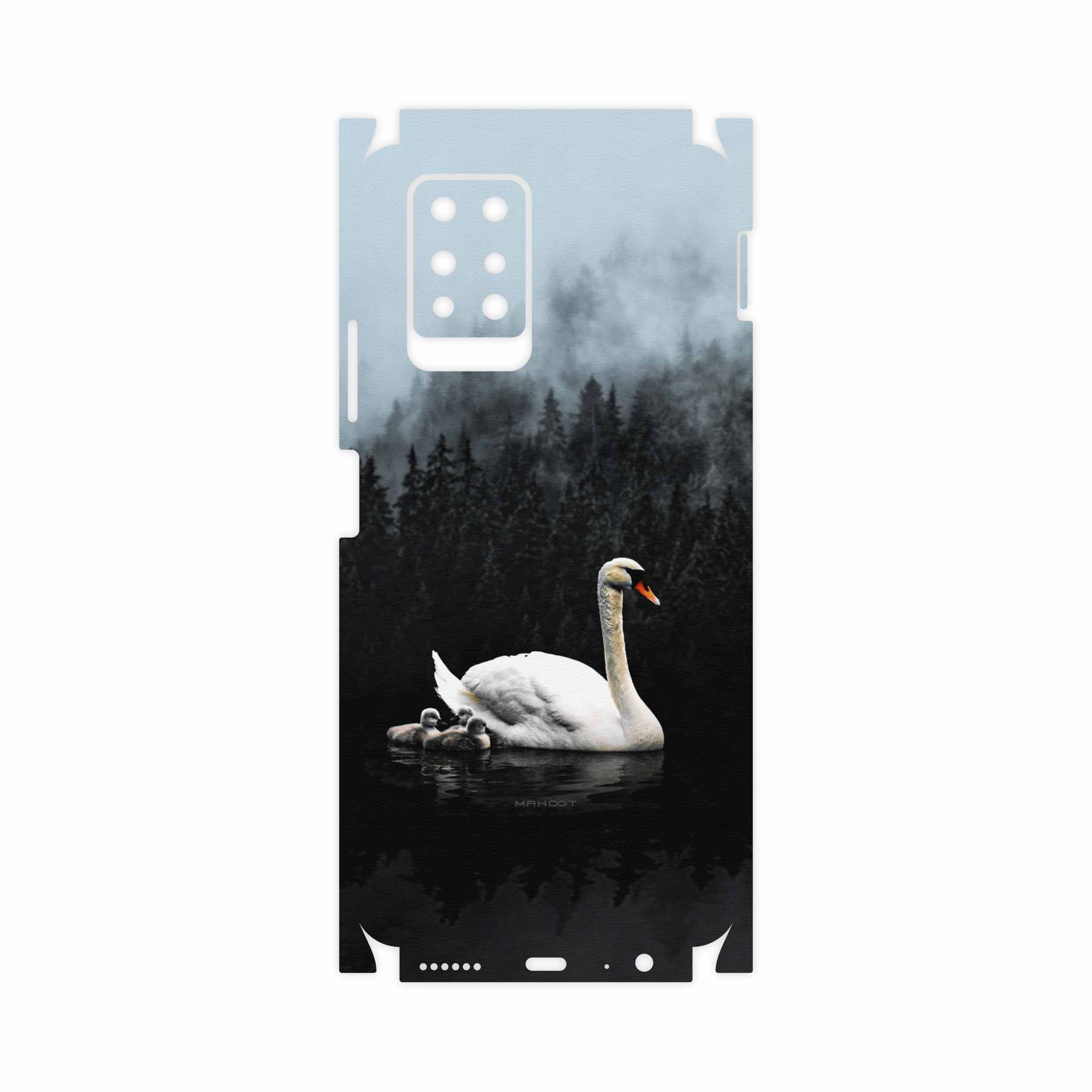 برچسب پوششی ماهوت مدل Swan-Lake-FullSkin مناسب برای گوشی موبایل اینفینیکس Note 10 Pro