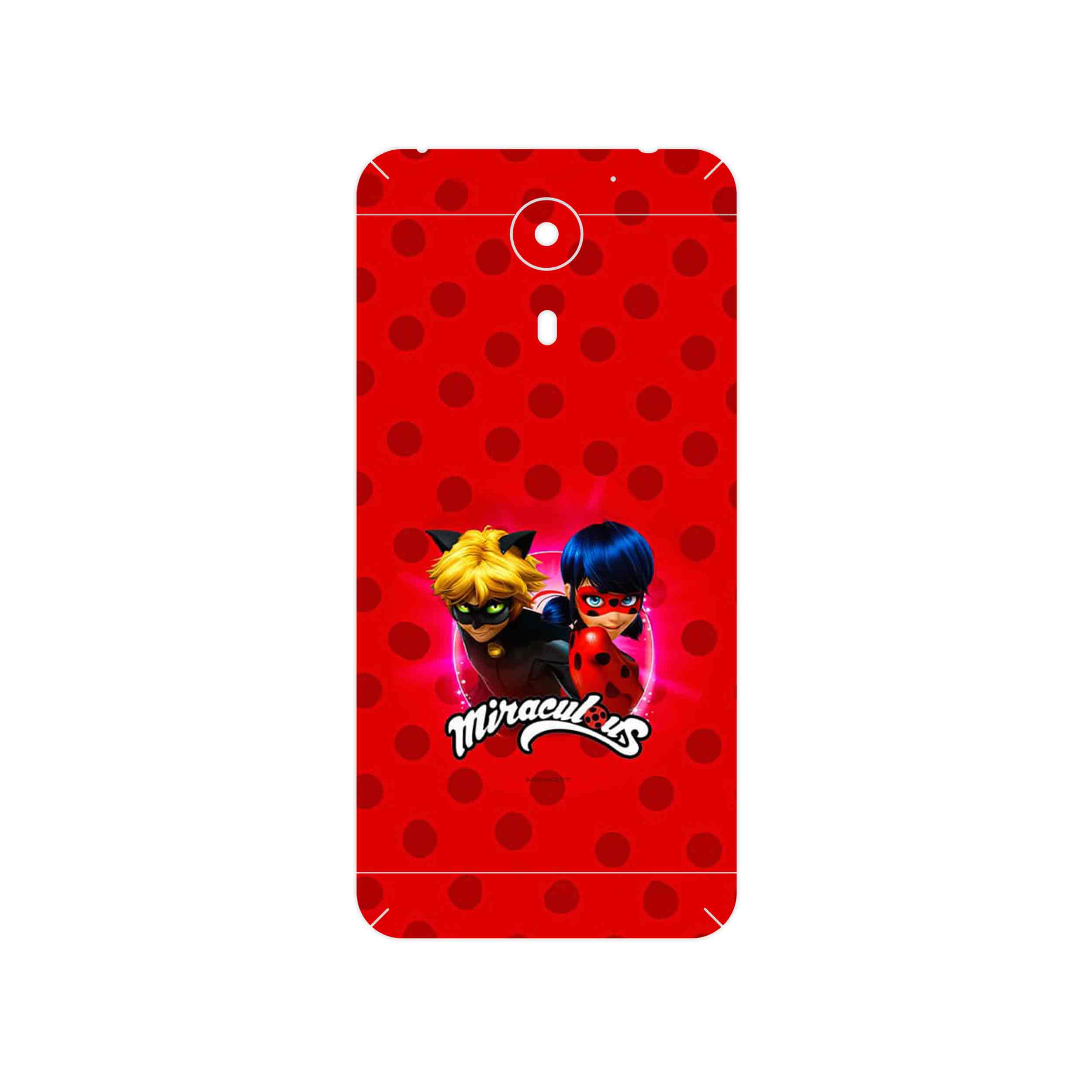 برچسب پوششی ماهوت مدل Ladybug and Cat Noir مناسب برای گوشی موبایل یومی Plus
