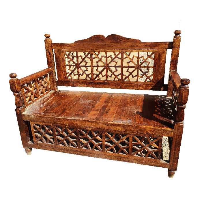 نیمکت مدل  چوبی سنتی کد 35