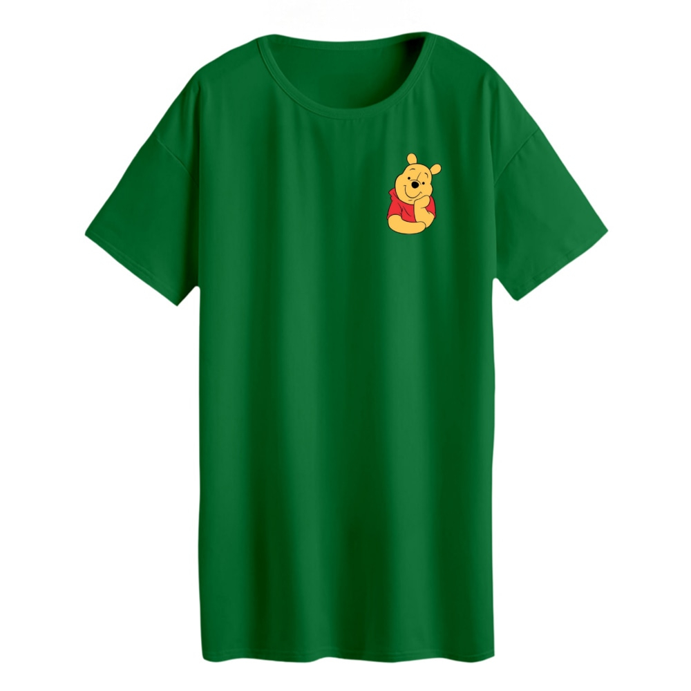 تی شرت لانگ زنانه مدل پو کد 24 رنگ سبز