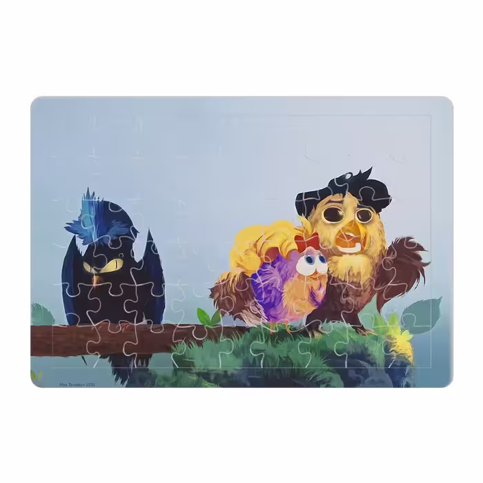 پازل 54 تکه طرح Angry Birds مدل P121