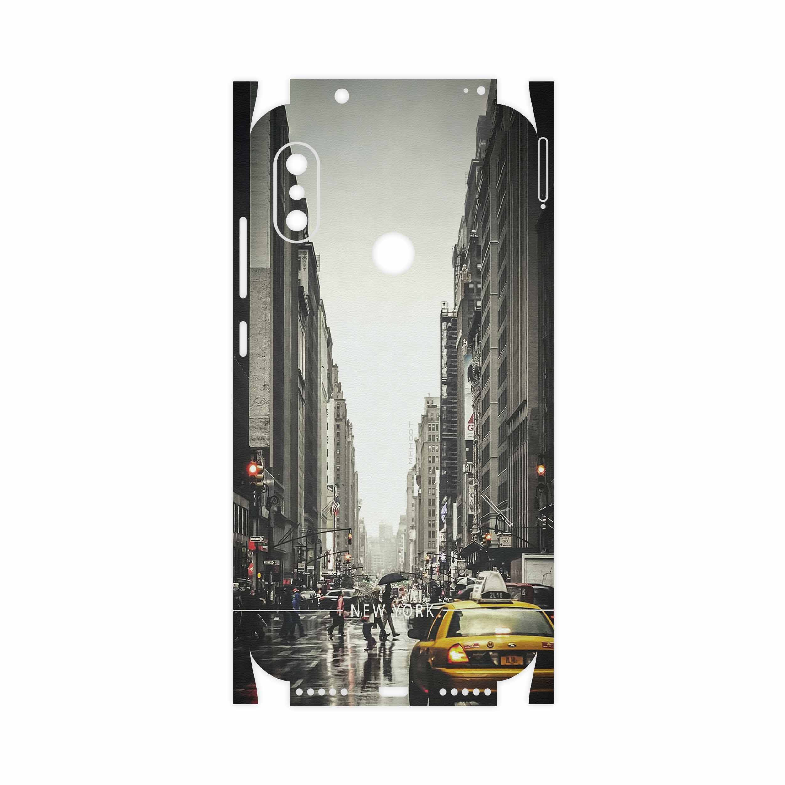 برچسب پوششی ماهوت مدل New York City-FullSkin مناسب برای گوشی موبایل شیائومی Redmi Note 6 Pro