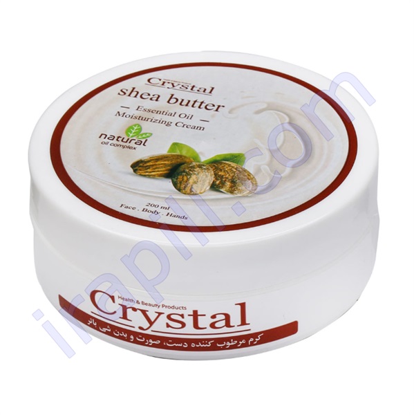 کرم مرطوب کننده صورت و بدن شی باتر کریستال 200 میلی لیتر