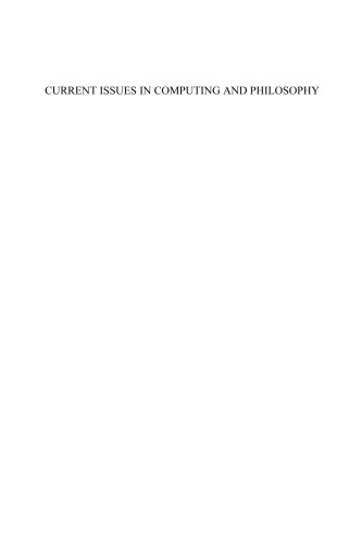خرید و دانلود نسخه کامل کتاب Current Issues in Computing and Philosophy